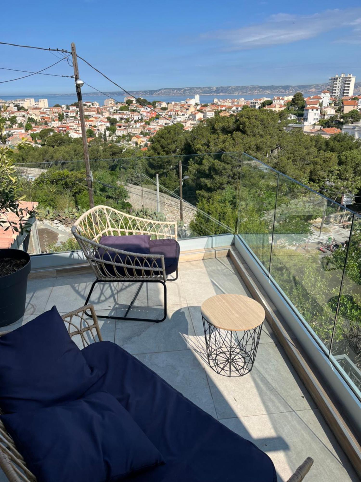 Les Balcons Du Roucas Blanc Villa Marseille Ruang foto